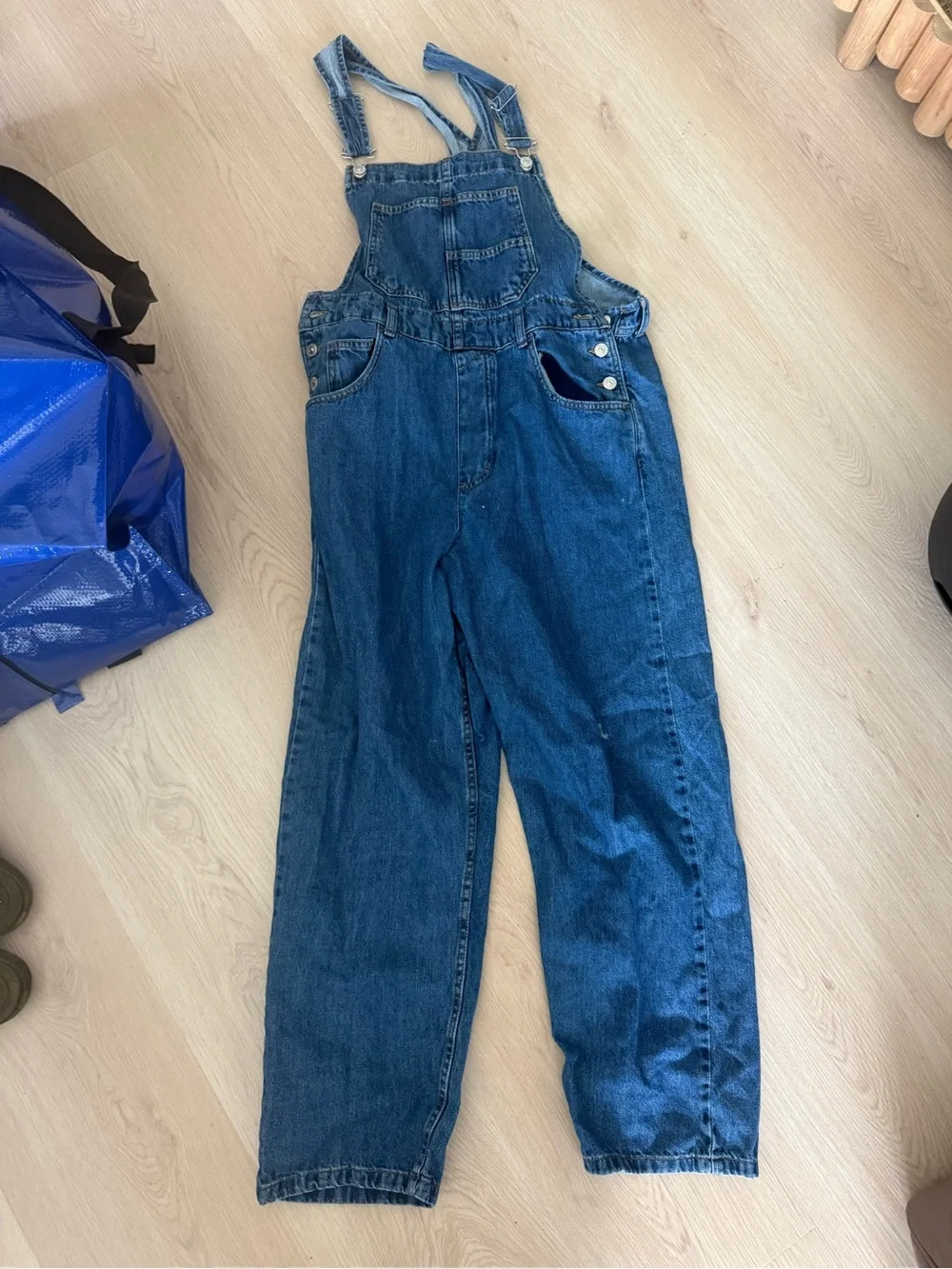 We The Free Ziggy Denim Overall in Sapphire Blue